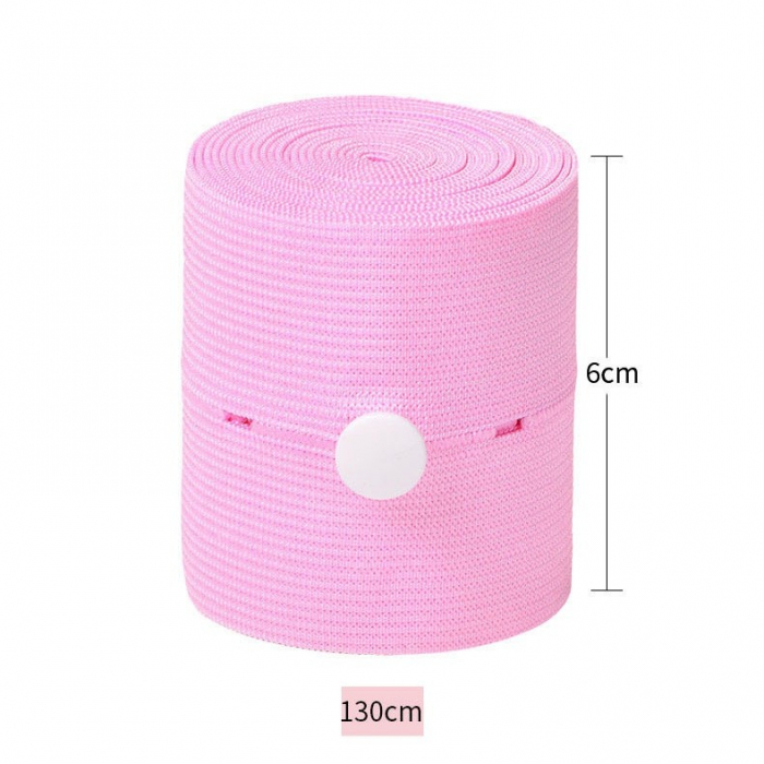 Set 2 Centuri de Monitorizare a Ritmului Cardiac Fetal, Flippy, Material Moale si Elastic, 6 x 130 cm, Roz [4]