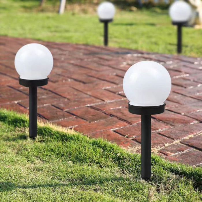 Set 2 lampa solara LED, Sferica, Tip Glob Flippy, Diametru 10 cm, Multicolor [6]