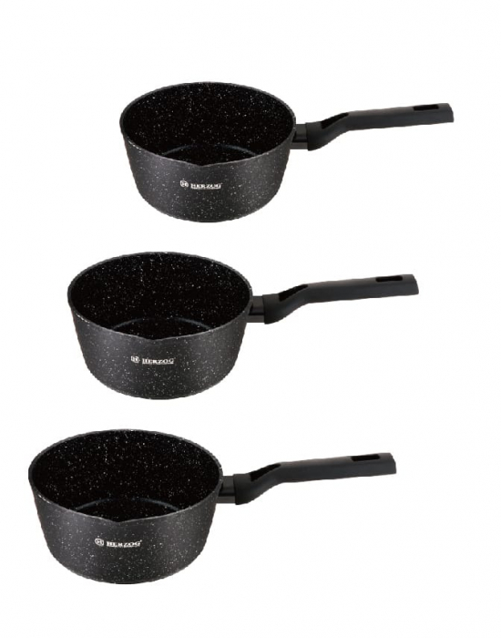 Set 3 cratite pentru lapte HR-2619, 16-18-20cm/1.3-1.8-2.5L [1]