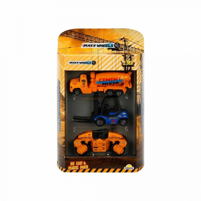 Set 3 masinute de constructie, Maxx Wheels [3]