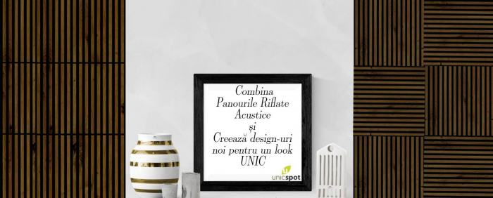 Set 4 buc Panou riflat acustic, nuc inchis, UnicSpot, 60x60x2.1 cm [5]
