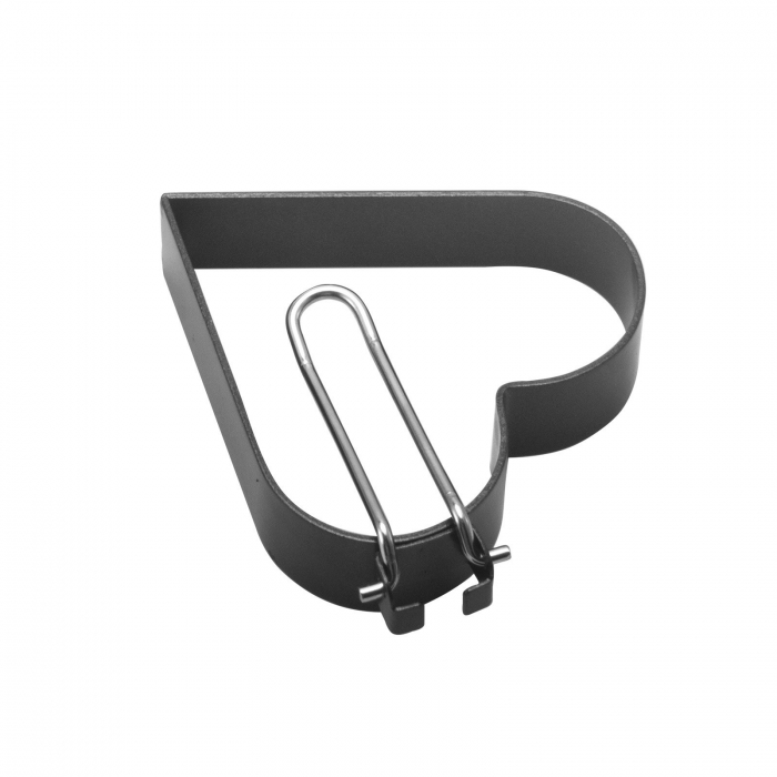 Set 4 forme pentru ou Flippy, din otel, strat antiaderent, diametru 7.5 cm, cu maner din ABS, negru [2]