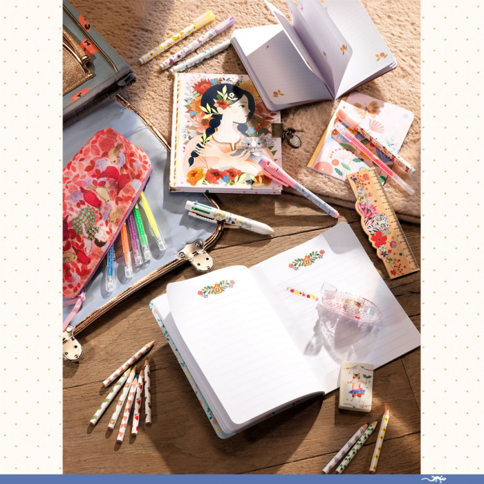 Set 4 markere cu sclipici Tinou, Djeco [1]