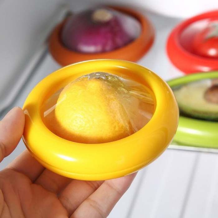 Set 4 Recipiente pentru Pastrarea Proaspata a Legumelor, Flippy, Cutii Portabile Sigilate Anti-oxidare, 4 Forme Diferite pentru Legume sau Fructe, Culori diferite [14]