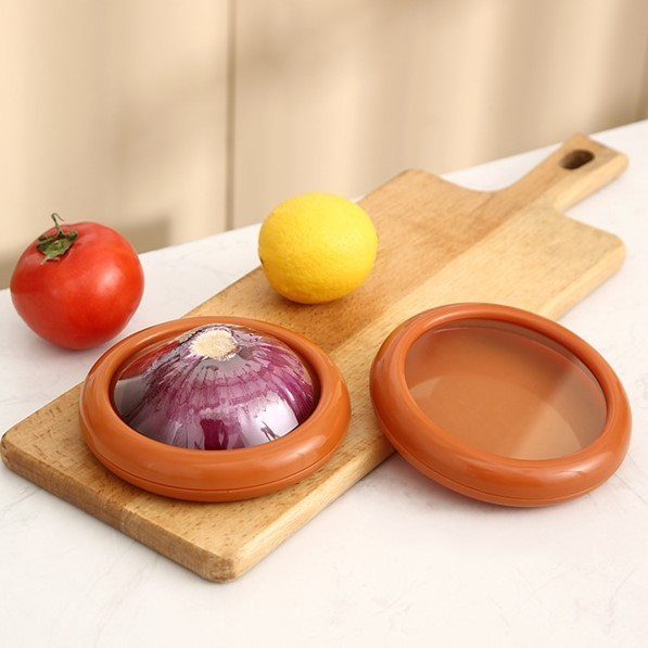 Set 4 Recipiente pentru Pastrarea Proaspata a Legumelor, Flippy, Cutii Portabile Sigilate Anti-oxidare, 4 Forme Diferite pentru Legume sau Fructe, Culori diferite [2]