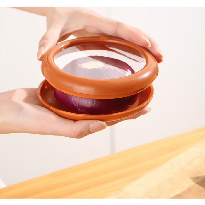 Set 4 Recipiente pentru Pastrarea Proaspata a Legumelor, Flippy, Cutii Portabile Sigilate Anti-oxidare, 4 Forme Diferite pentru Legume sau Fructe, Culori diferite [9]