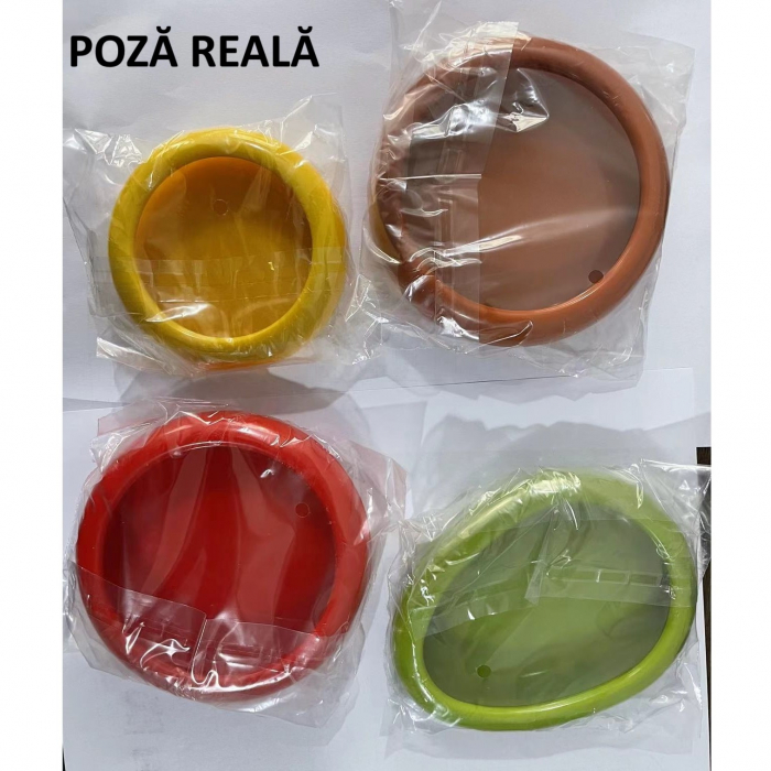 Set 4 Recipiente pentru Pastrarea Proaspata a Legumelor, Flippy, Cutii Portabile Sigilate Anti-oxidare, 4 Forme Diferite pentru Legume sau Fructe, Culori diferite [17]