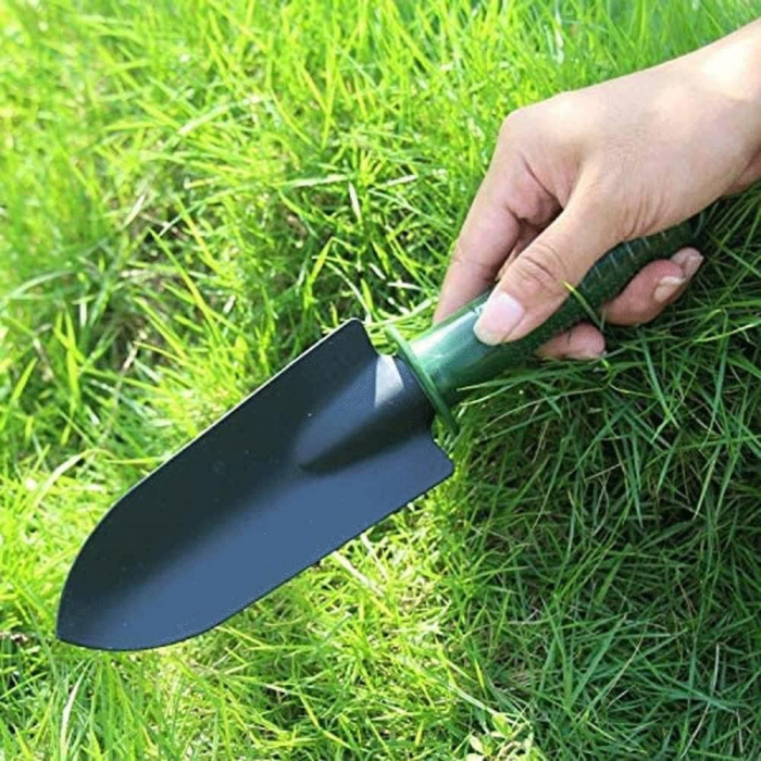 Set 4 Unelte de Gradina Flippy, pentru Plantare Prelucrare Sol si Ingrijire Plante, Material PVC si cardboard, 25 x 8.5 cm, verde [7]