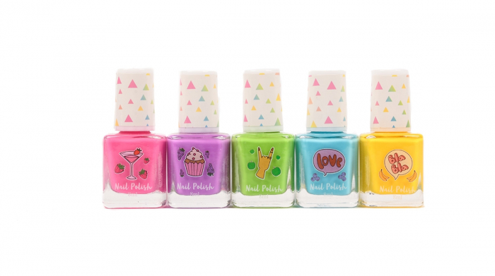 Set 5 lacuri de unghii parfumate pentru fetite Create It! [3]