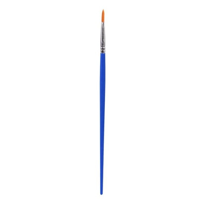 Set 5 Pensule Multifunctionale, Flippy, pentru Pictura pe Fata, Varf Ascutit, 17.5 cm, Albastru [3]