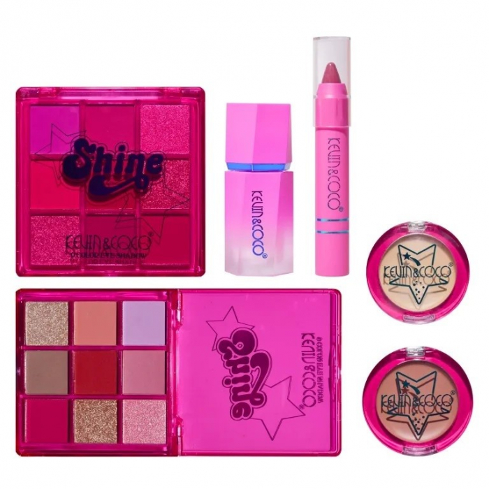 Set 5 Produse de Machiaj, KEVIN &amp; COCO, Shine Girl, 18 x 15.8 x 3.5 cm [2]