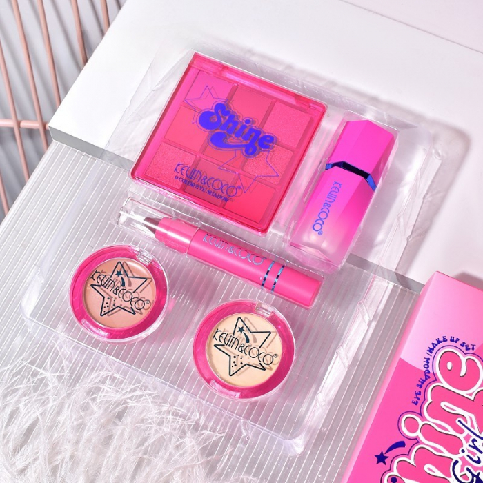 Set 5 Produse de Machiaj, KEVIN &amp; COCO, Shine Girl, 18 x 15.8 x 3.5 cm [7]