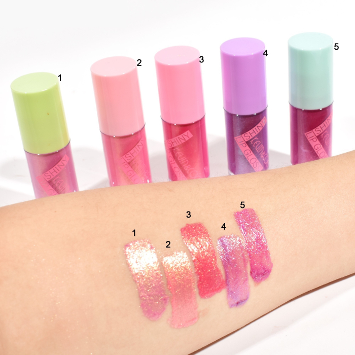 Set 5 Rujuri, Kevin Coco, Dreamy Pink, Lip-Gloss, Sidefate, Multicolor [9]