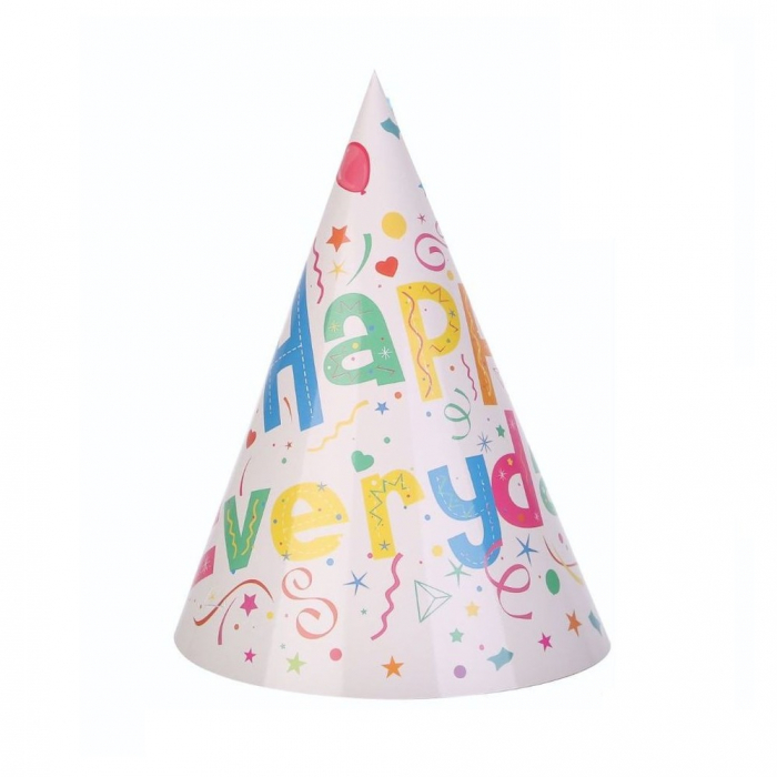 Set 6 Coifuri Happy Everyday, Flippy, pentru Petrecere, 20x14 cm, Multicolor [1]