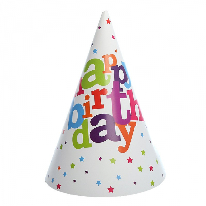 Set 6 Coifuri pentru Petrecere, Flippy, Colectia Happy Birthday, Multicolor [1]
