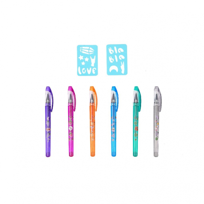 Set 6 pixuri cu gel parfumate pentru tatuaje, Create It!, Multicolor [2]