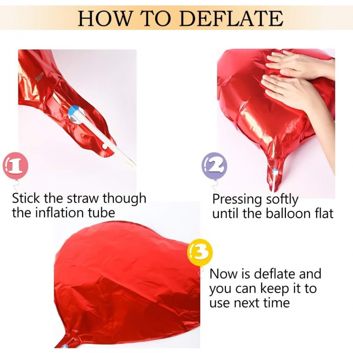 Set Baloane din Folie Metalizata, Flippy, Model Happy Birthday, Litere de 40 cm, Baloane Party, Ambalaj Individual, Pai, Ata si Adeziv Incluse, Umflare cu Aer sau Heliu, Multicolor [2]