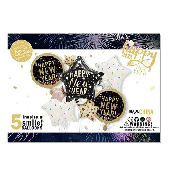Set baloane folie, happy new year [1]