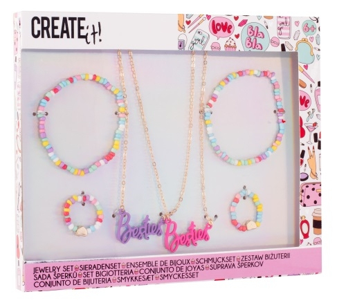 Set bijuterii de fetite cu coliere, cercei si bratari, Create It! [2]