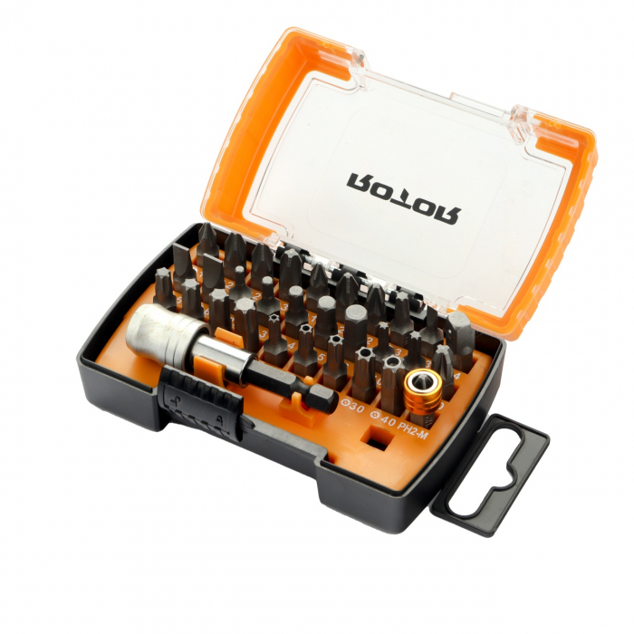 Set biti de impact cu suport, 32 piese ROTOR RBB32 [1]