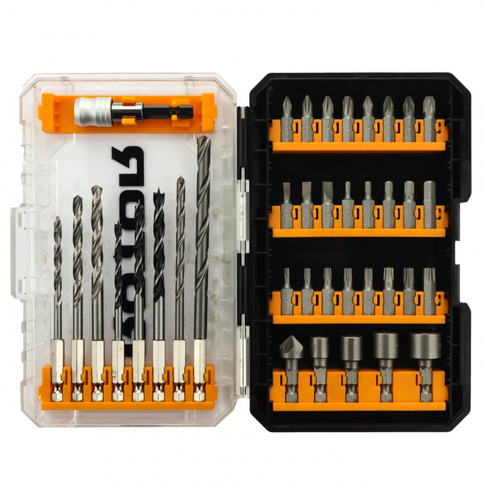 Set biti, tubulare si burghie, 38 piese ROTOR RBB38 [1]