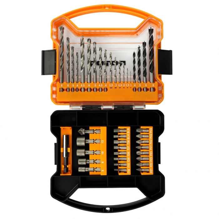Set biti, tubulare si burghie, 41 piese ROTOR RBB41 [1]
