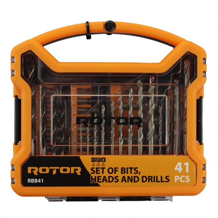 Set biti, tubulare si burghie, 41 piese ROTOR RBB41 [3]