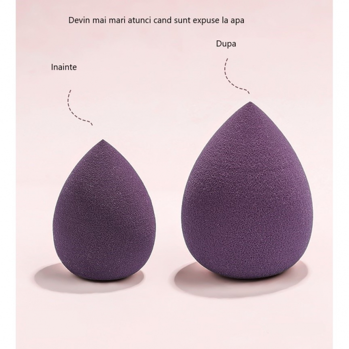 Lichidare Set Buretei Machiaj, Flippy, Premium, 6 bucati, mov [6]