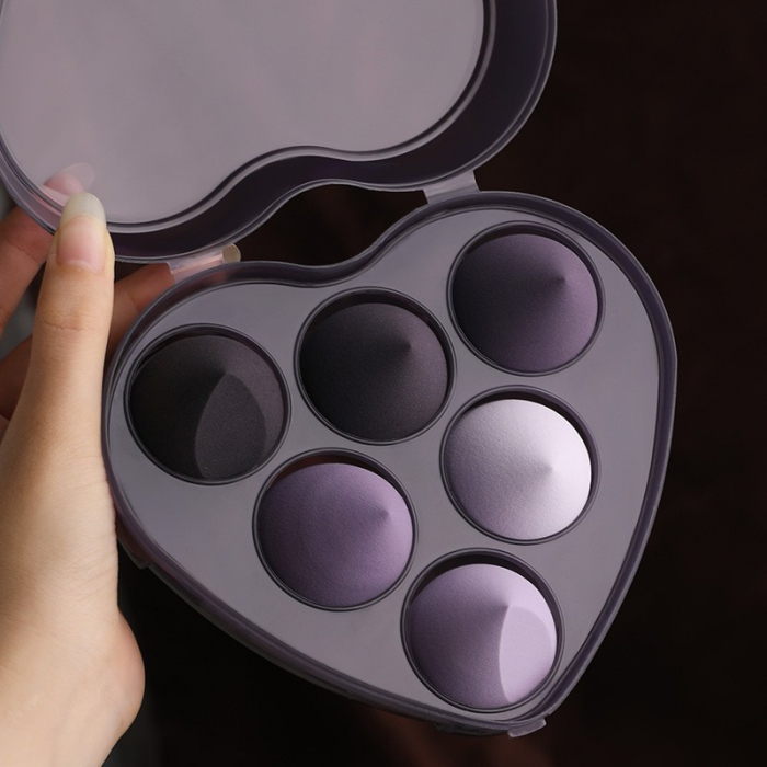Set Buretei Machiaj, Flippy, Premium, 6 bucati, mov [2]