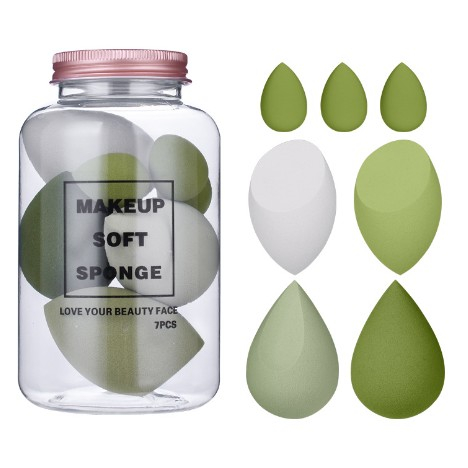 Set Buretei Machiaj, Flippy, Premium, 7 bucati, verde [1]