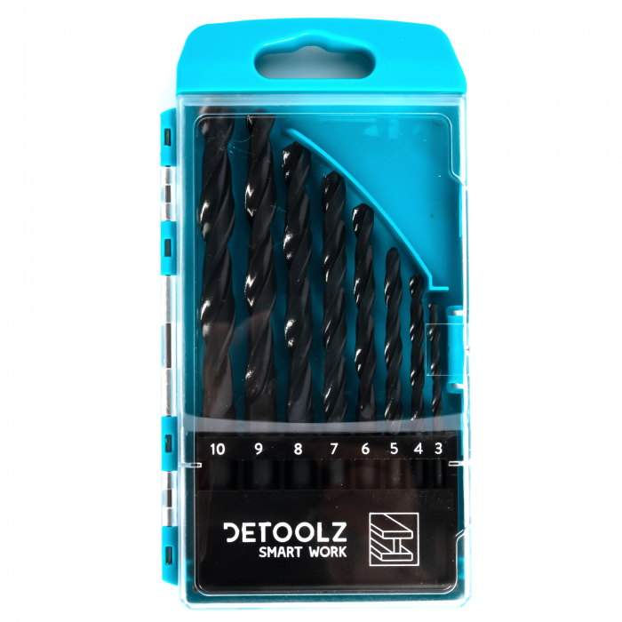 Set burghie Detoolz pentru metal 8 bucati G01 [2]