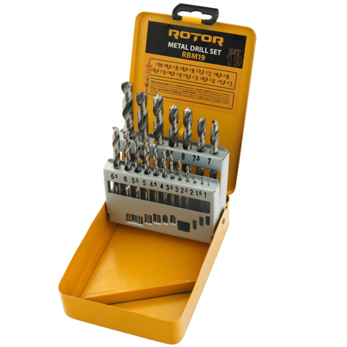 Set burghie metal, 19 piese ROTOR RBM19 [3]