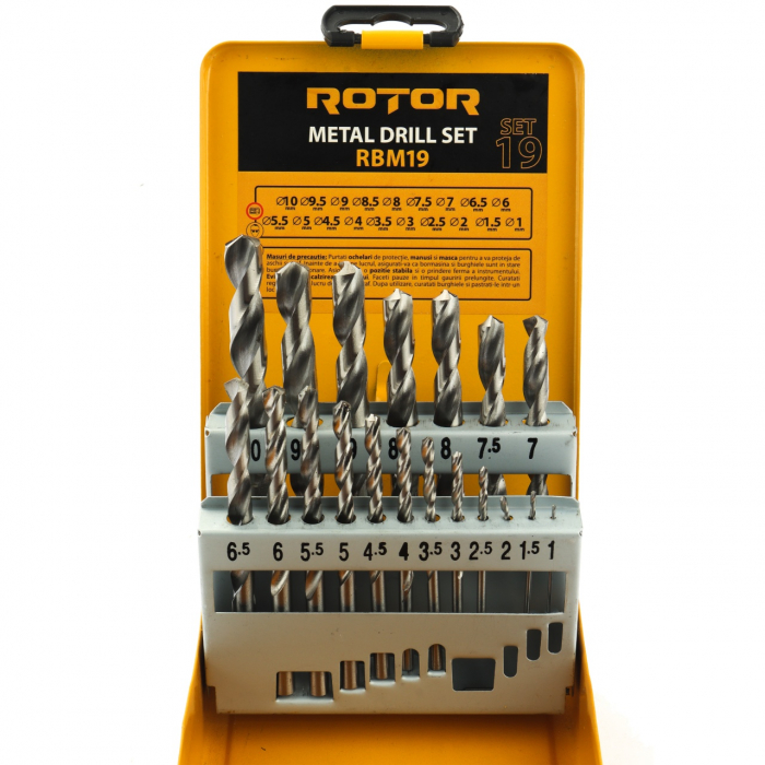 Set burghie metal, 19 piese ROTOR RBM19 [1]