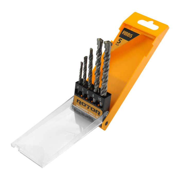 Set burghie pentru beton, 5 piese ROTOR RBB5 [1]