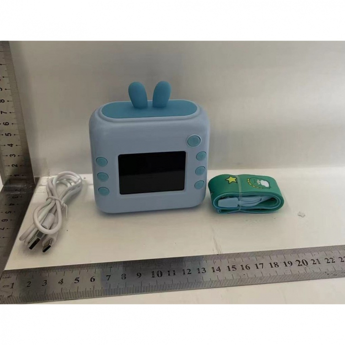 Set Camera Instantanee pentru Copii, Flippy, Ecran HD 2.4'', 24MP, 720P Video, 1200 mAh, cu Functie de Printare Alb-Negru, cablu USB-C, Bluetooth, Compatibil iOS/Android, Imprimare APP, Mode [3]