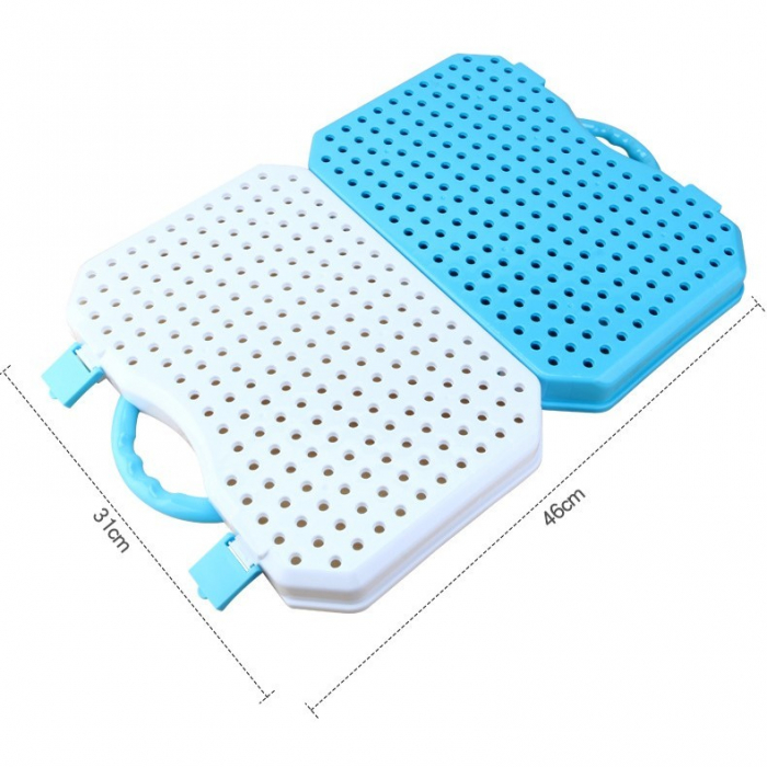 Set Constructie Bormasina Magica cu Servieta, Flippy, 310 Piese, Albastru, Piese Multicolore, Plastic, 31x46 cm [10]