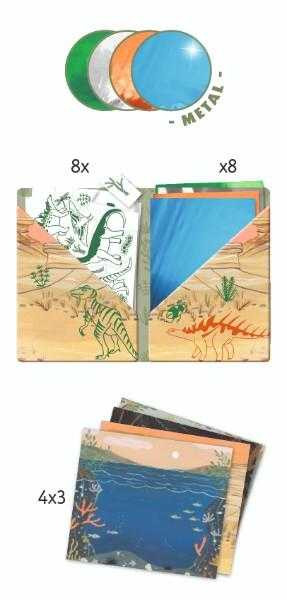 Set creativ transfer Dinozauri, Djeco [4]