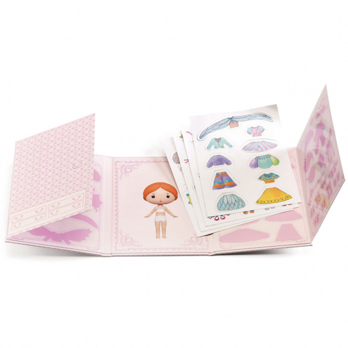 Set cu abtibilduri repozitionabile Miss Lilyruby, Djeco [1]