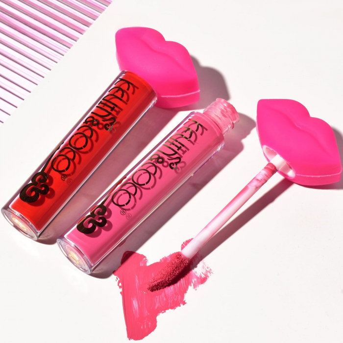Set de Buze, KEVIN &amp; COCO, Punk Rock, 6 Lip Gloss-uri, 19.3 x 12 cm, Roz/Maro [9]
