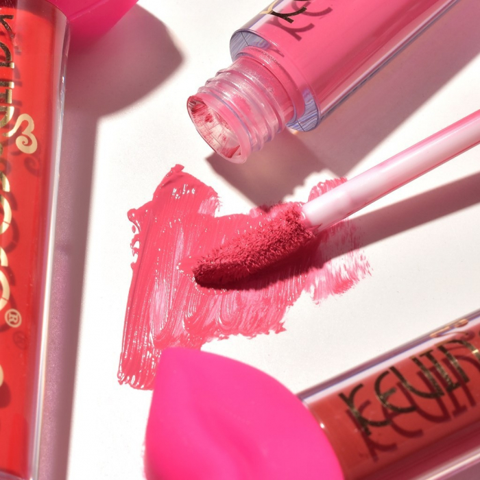 Set de Buze, KEVIN &amp; COCO, Punk Rock, 6 Lip Gloss-uri, 19.3 x 12 cm, Roz/Maro [8]