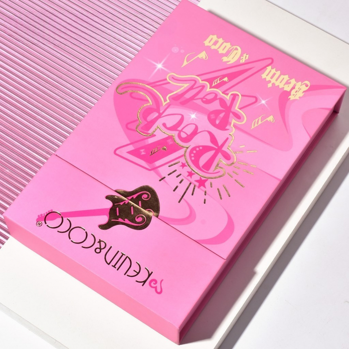 Set de Buze, KEVIN &amp; COCO, Punk Rock, 6 Lip Gloss-uri, 19.3 x 12 cm, Roz/Maro [2]