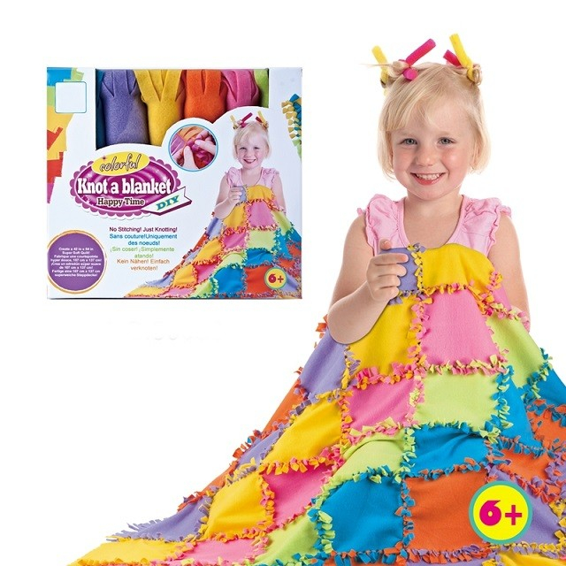 Set de creatie DIY Flippy, tesut si tricotat, patura 6+ ani, multicolor [2]