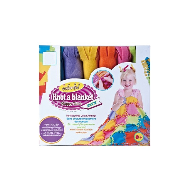 Set de creatie DIY Flippy, tesut si tricotat, patura 6+ ani, multicolor [6]