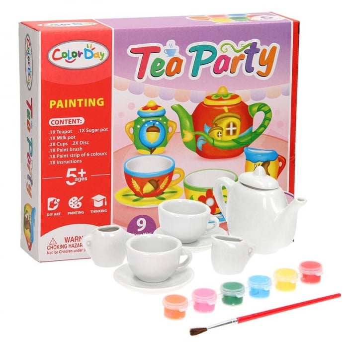 Set de creatie pictura pe portelan, 6 culori [1]