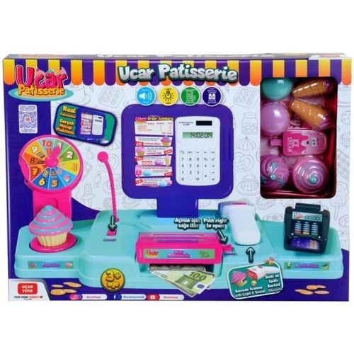 Set de joaca cofetarie, Casa de marcat si accesorii [2]