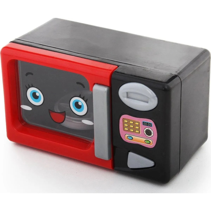 Set de joaca mini bucatarie, aparate de uz casnic mici, 6 piese, pentru copii, rosu [6]