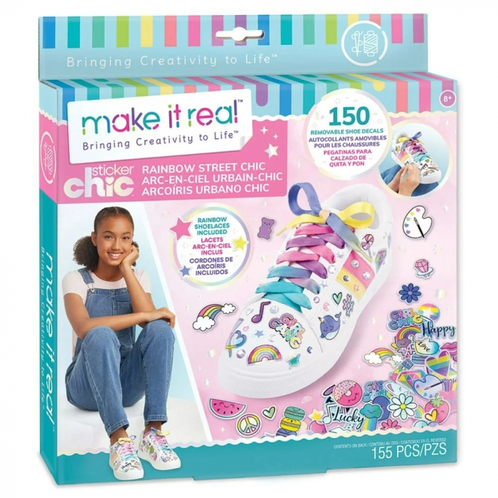 Set de stickere pentru incaltaminte, Make It Real, Rainbow [1]