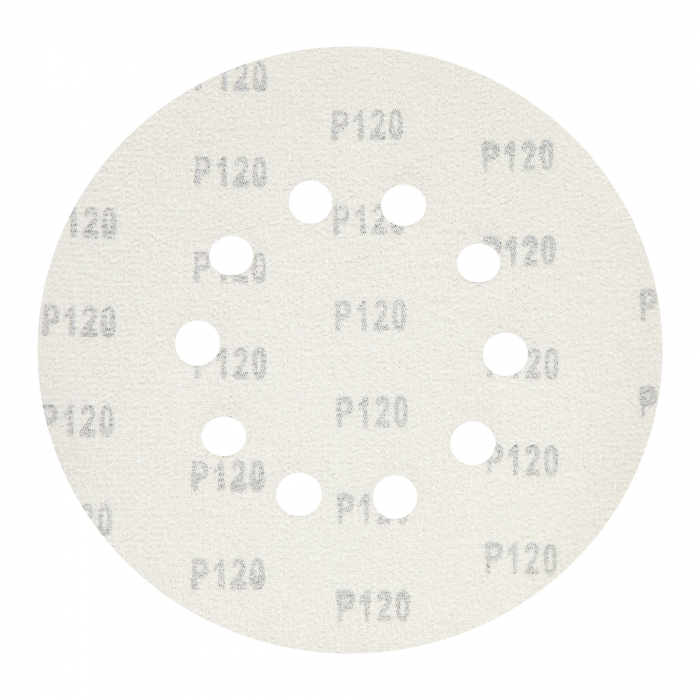 Set hartie abraziva 215mm P120 10 gauri, slefuitor [2]