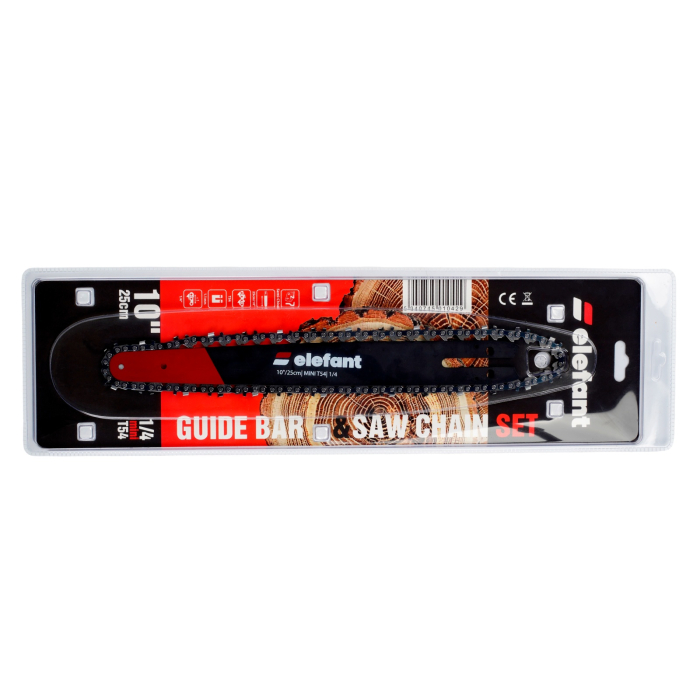 Set lama + lant drujba 10″/25 cm 54T Pas 1/4 1.1 mm ELEFANT [2]