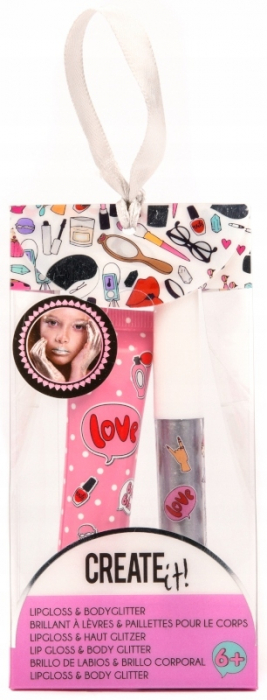 Set luciu de buze si sclipici pentru corp Create It! Diverse culori [5]